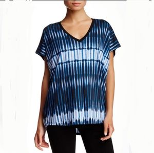 Vince Womens Stretch Tie-Dye Cacoon Tee Size Small
